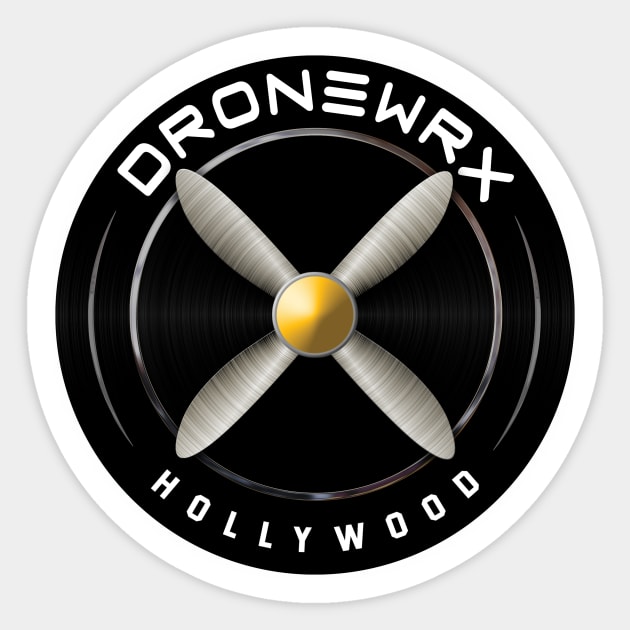 Dronewrx Dark Team Shirt Sticker by Drew Blood Designs